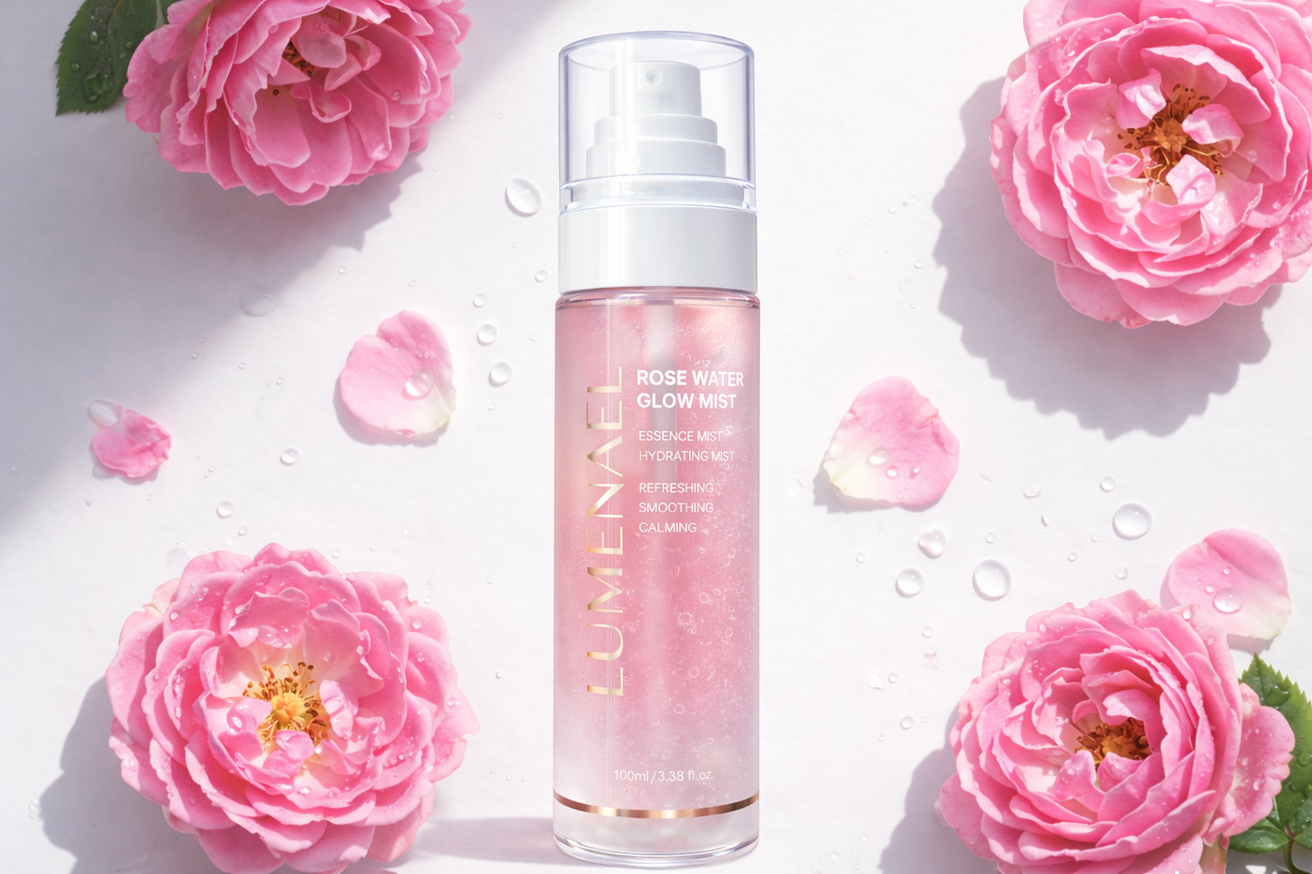 LUMENAEL Rose Water Glow Mist 100ml 5+2